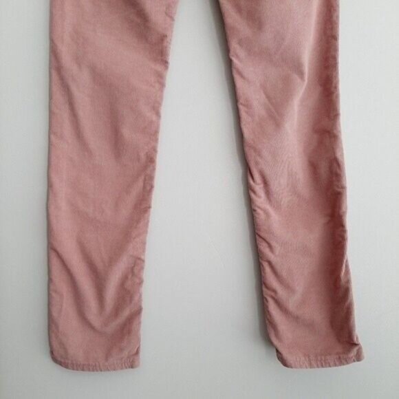 NICE THINGS Corduroy Skinny Pants Pink Sz S - Picture 8 of 10
